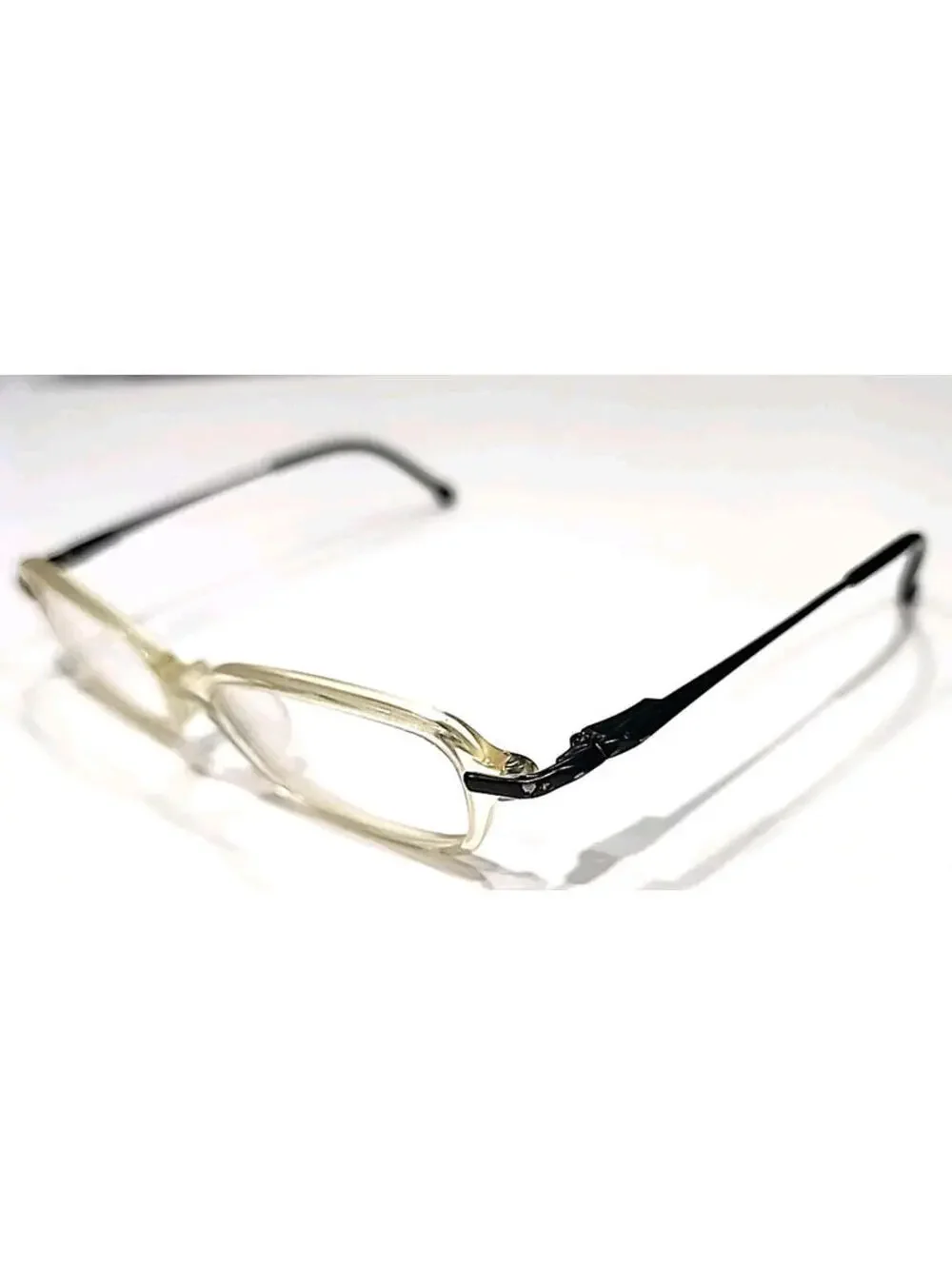 Ray Ban Jr RB1509 3500 Sm Kids Youth Clear Black Rectangle Eyeglasses 44-14 120